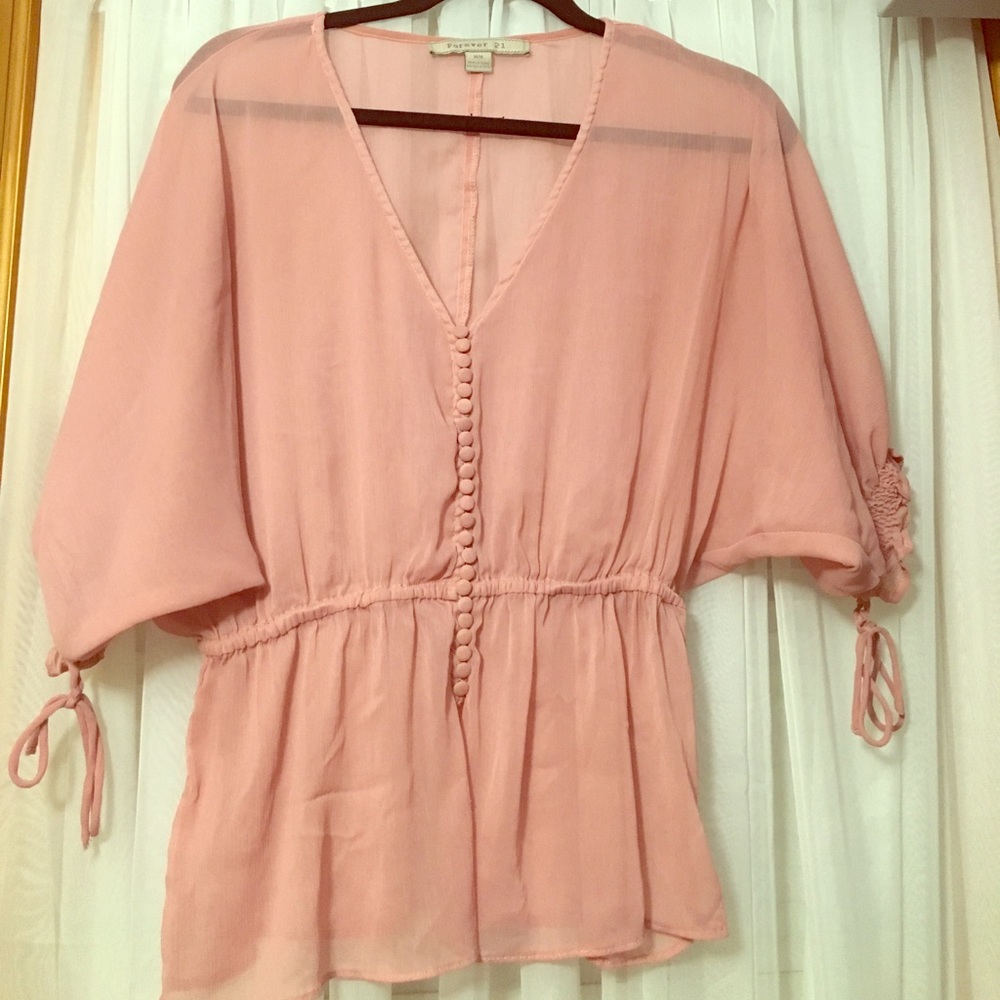 Powder pink blouse